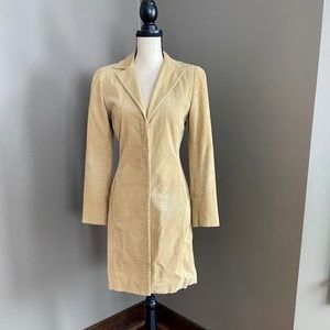 bebe Corduroy Trench Jacket